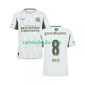 Camisolas de futebol PSV Eindhoven Sergino Dest 8 Equipamento 3ª 2025/26 Manga Curta